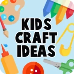 kids craft ideas android application logo